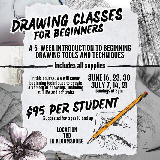 ART CLASSES - Beginner Sketching & Drawing