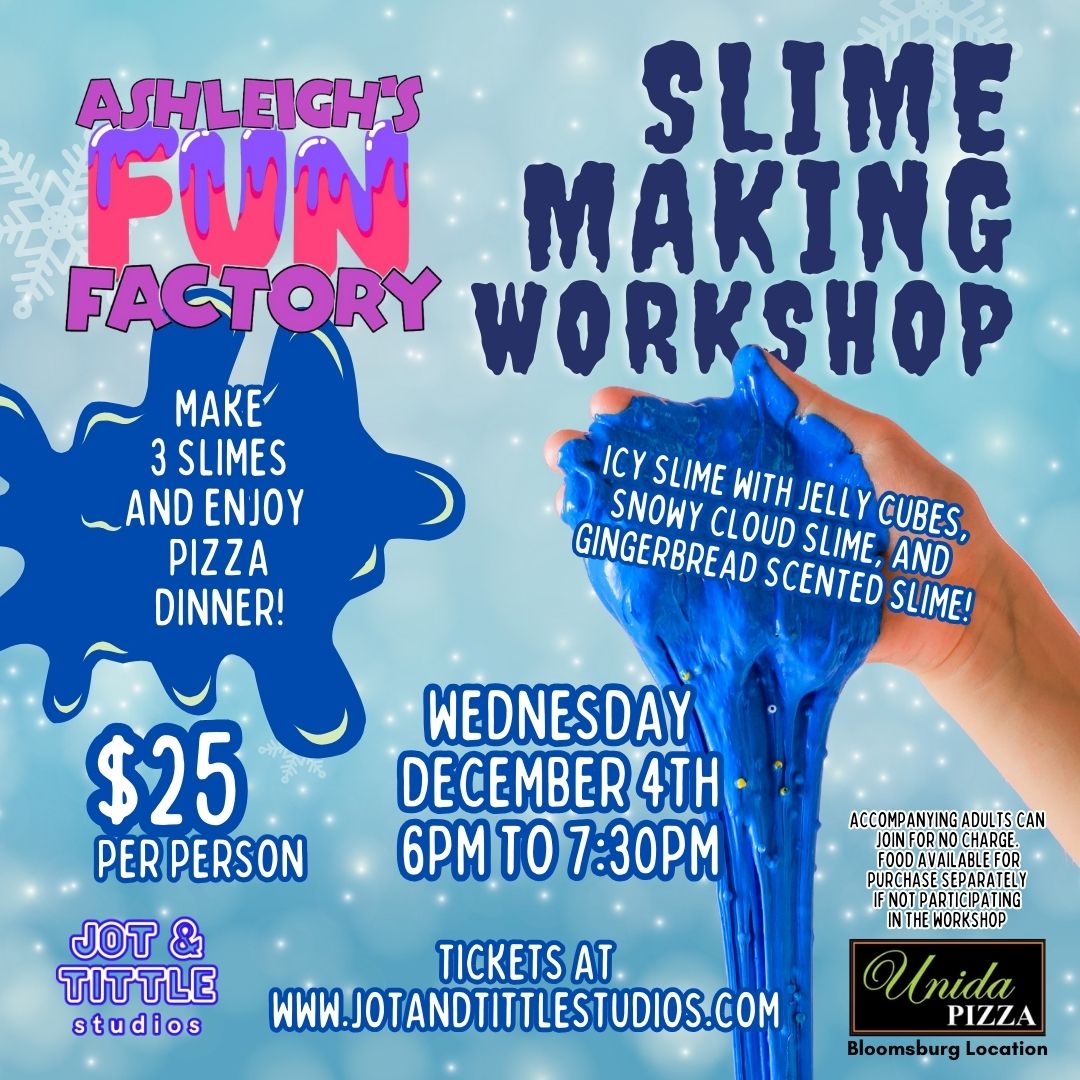 Winter Slime Workshop With Pizza Dinner