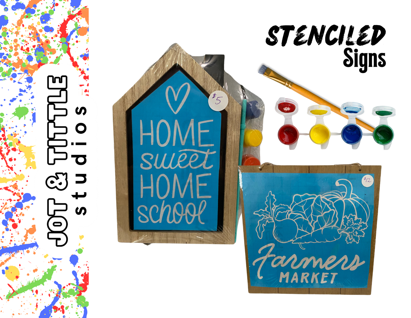 DIY Stenciled Signs